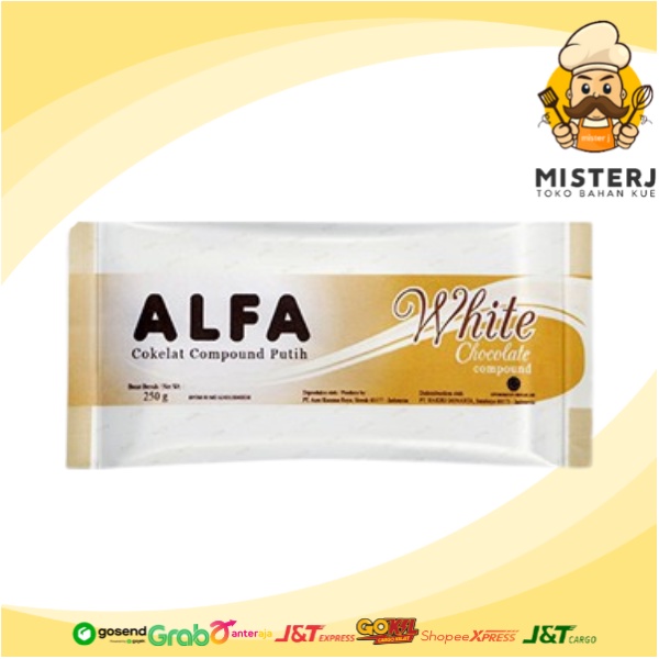 

Alfa White Compound | 250 Gram | Alfa White Compound | Coklat Putih Batang | Coklat Putih Blok