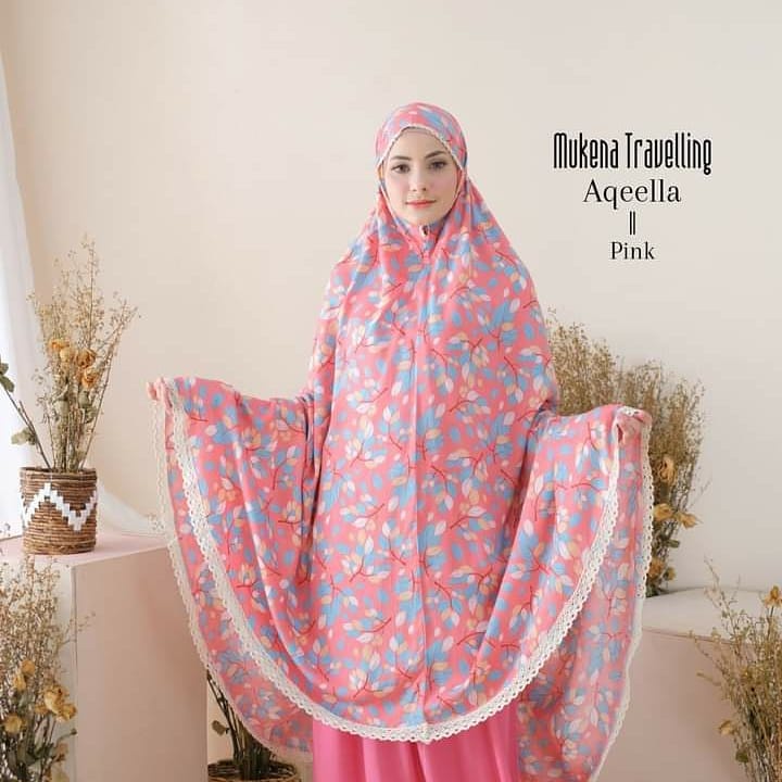 SS MUKENA DEWASA RAYON BALI ADEM PERALATAN SHALAT RUKUH RENDA MUKENAH TERBARU 2020 RAISA RAYON RENDA