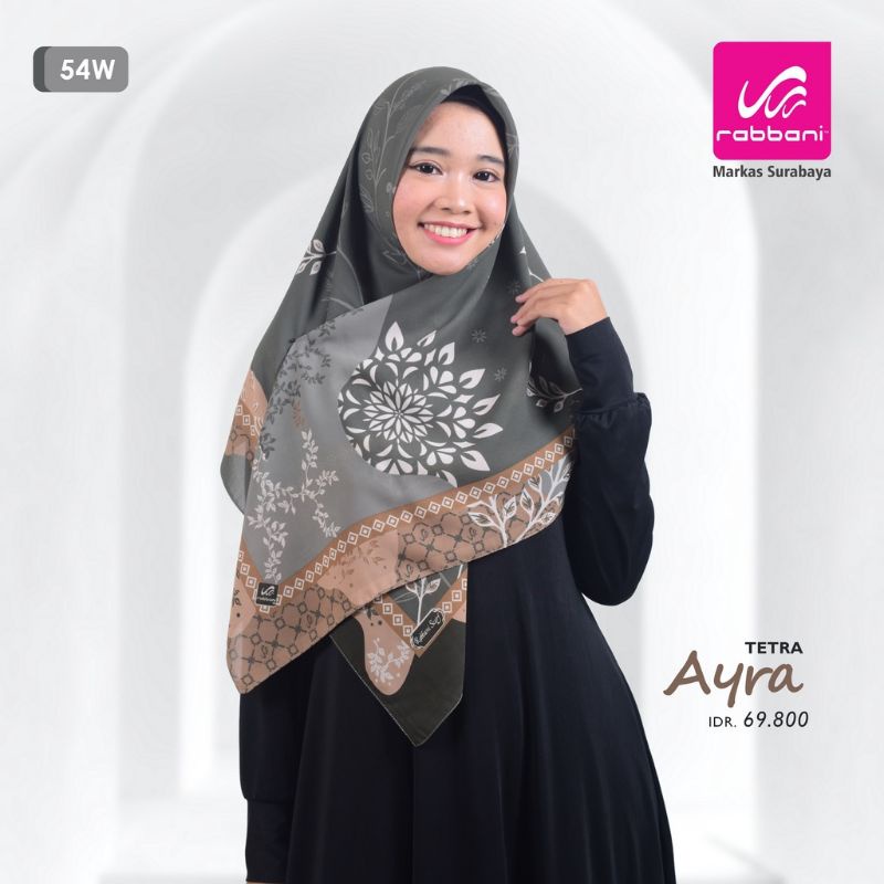 RABBANI TETRA AYRA JILBAB SEGI EMPAT MOTIF