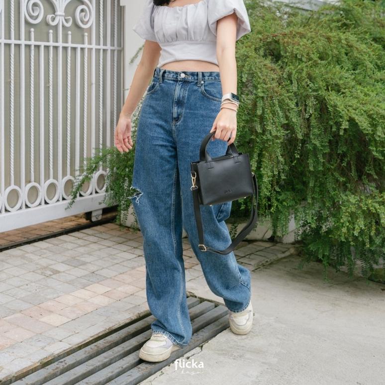 KNR.18Oc22ᴼ ◦ [Free Dust Bag] Sling Bag Flicka Kode MM 35 BLACK