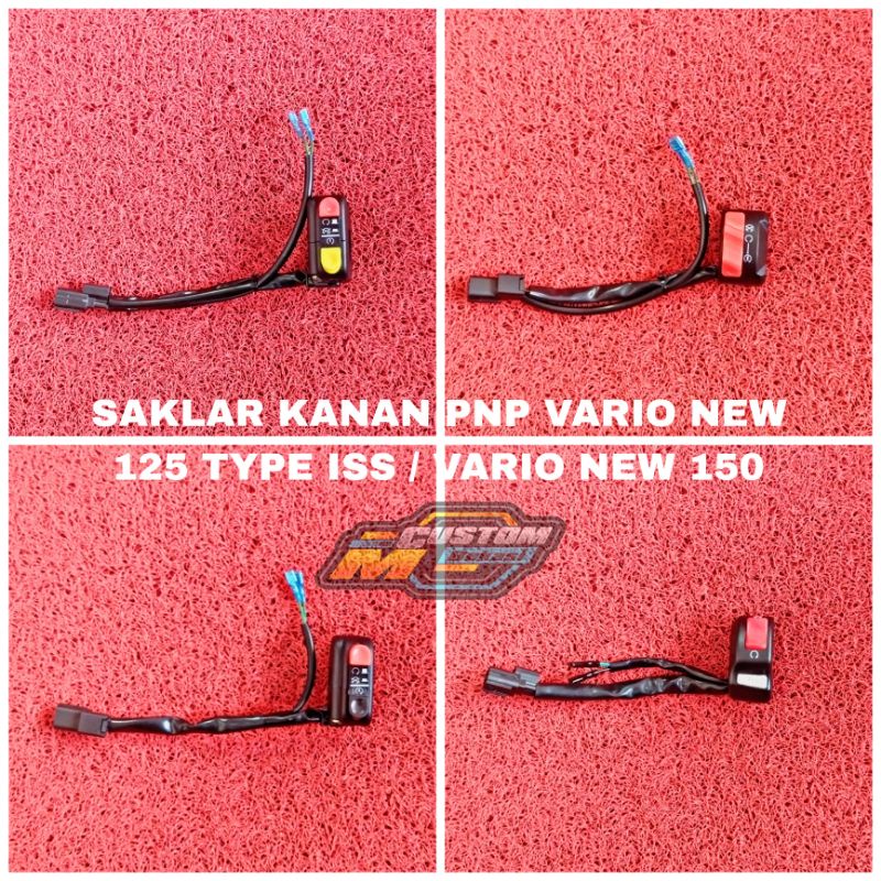 Saklar Kanan Vario New 125 / Vario New 150 Saklar Kanan Domino PNP Vario New 125/150 Saklar Kanan Xa