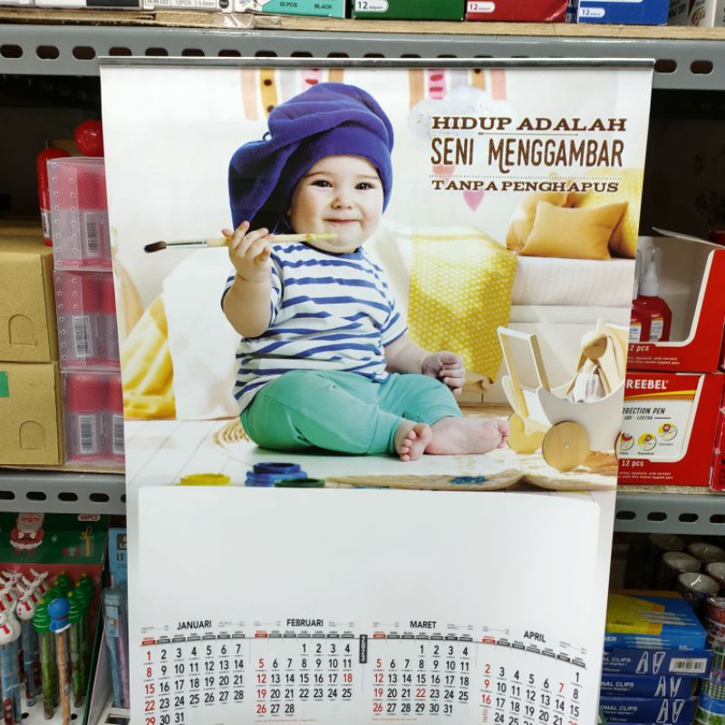 KALENDER CATURWULAN 3 LEMBAR ( BABY GEMESSSS ) 2023