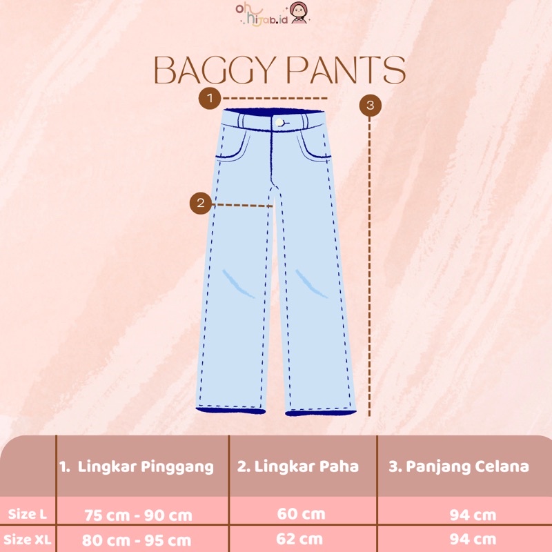 Ohhijab - BAGGY Pants