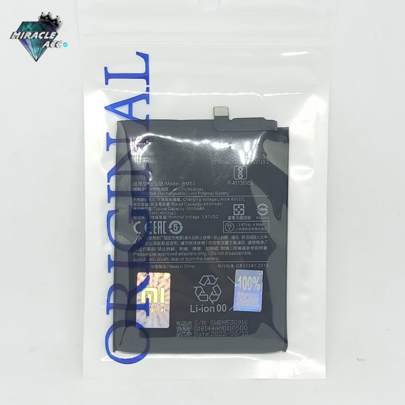 Baterai Xiaomi BM53 Mi 10T/Mi 10T Pro battery baterai hp
