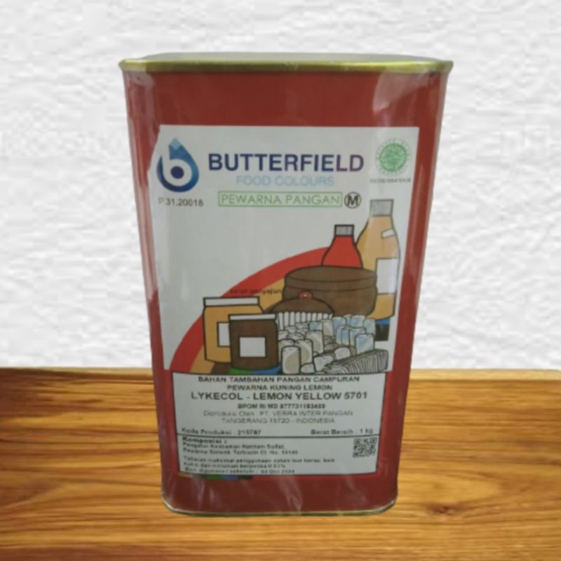 

Pewarna Makanan Bubuk Lemon Yellow Kuning ( BUTTERFIELD ) 1 kg