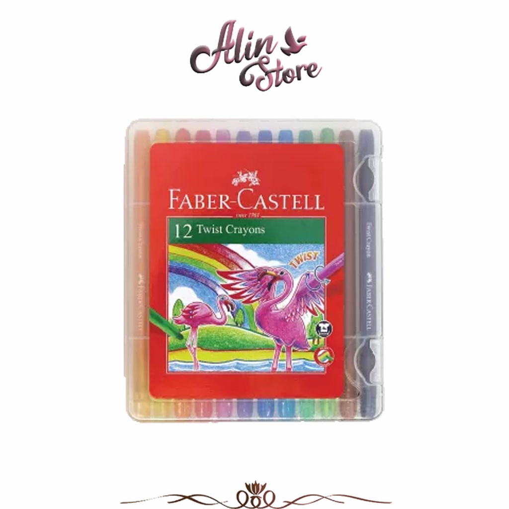 

Crayon Putar Twist Crayons 12 Warna 520612 Faber-castell