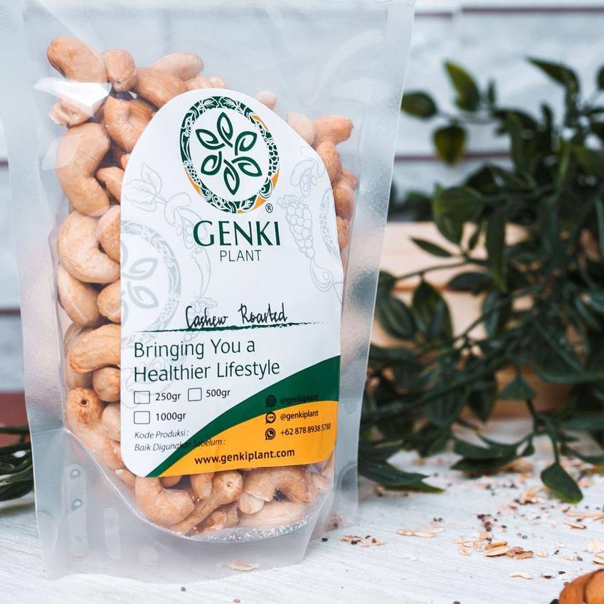 

READY ✅Genki Plant Kacang Mete Panggang / Roasted Cashew - 250 g|KD9