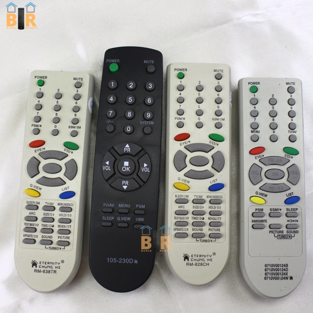 Remot / REMOTE TV LG TABUNG TIPE 124BDx ECERAN