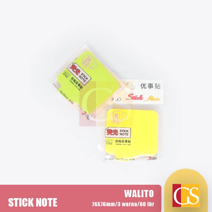 

Sticky Notes Bentuk Walito 1 pcs