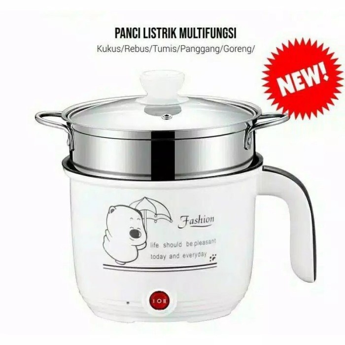 Panci Listrik Fashion New - Cooking Pot Steamer Elektrik Multifungsi