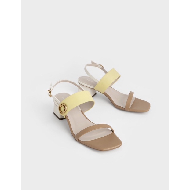 (NEW) SANDAL CHARLES AND KEITH HEEL - MULTI COLOR