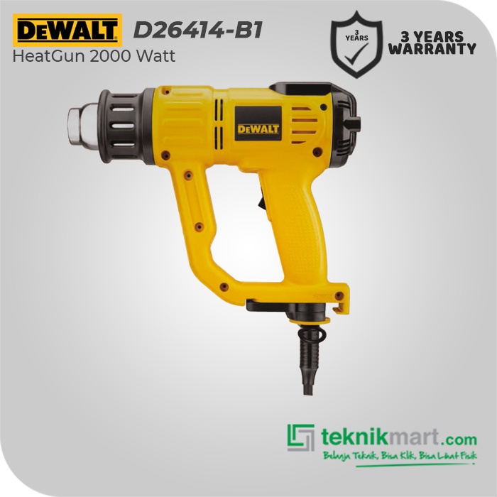 

Dewalt Hot Gun With LCD / Mesin Pemanas Listrik 2000Watt D26414