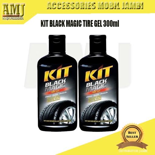 Jual KIT BLACK MAGIC TIRE GEL 300ML PENGKILAP BAN Shopee Indonesia