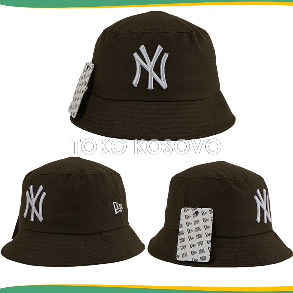 Topi Bucket Hat NY New York Yankees Topi Korea Bisbol MLB NBA Cap Loreng Camo, Biru Hitam Pria Dewasa Ori Distro NYC, YN Murah Premium Import 100% Anak Laki Wanita Unisex Bordir Polos Baseball Besball Bassball Basball Basseball 59Fifty