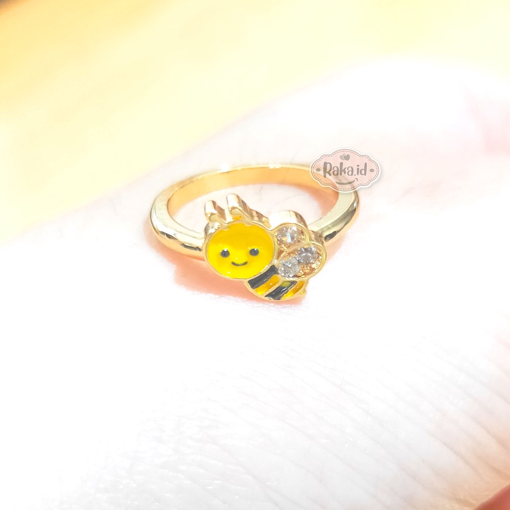 Cincin Anak Motif Lebah Bee Honey Perhiasan Cantik Anak 1178