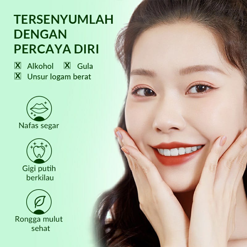 BIOAQUA Mouthwash 330ml Obat Kumur Probiotic Fragrant Refreshing Nafas Segar Pemutih Gigi Obat Kumur Karang Gigi