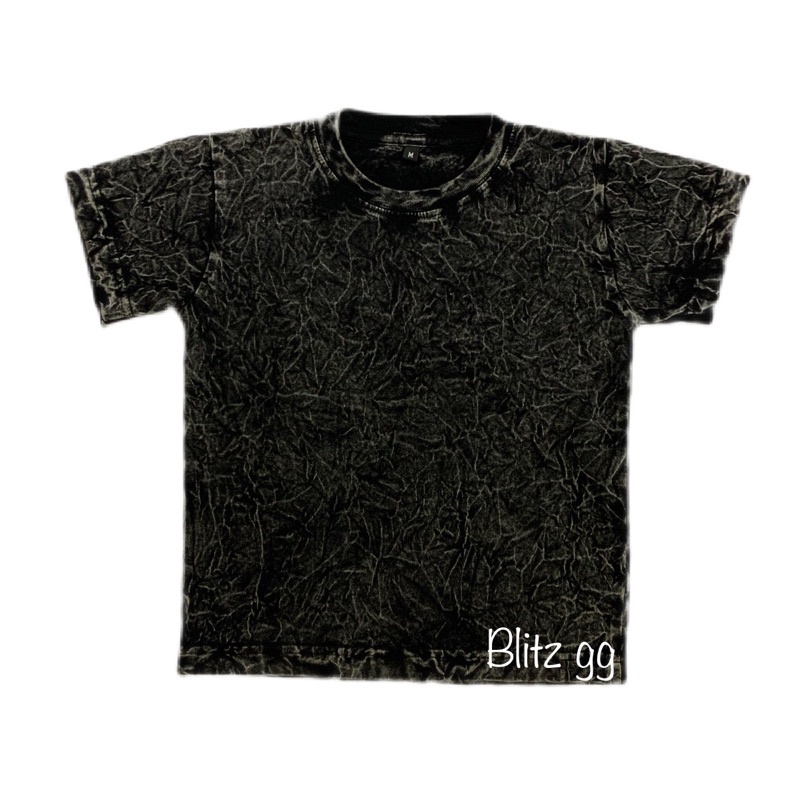 Kaos Washed Anak Black Dragon Polos