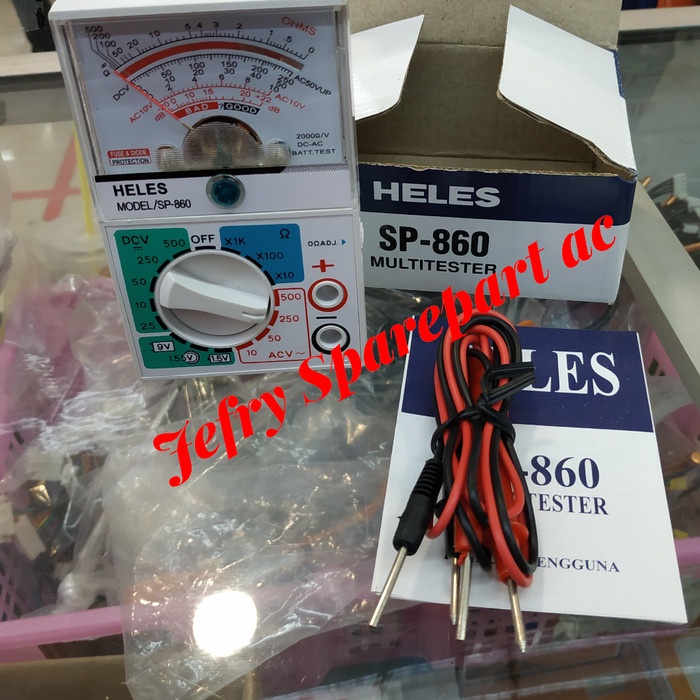 Multimeter Heles Sp 860 Multitester Manual Analog Avometer