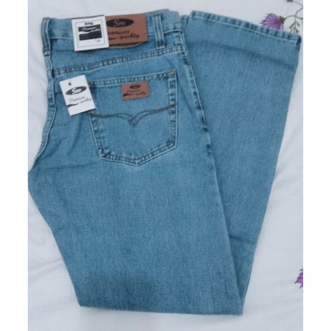 Celana Jin Standart Reguler Bahan Jin Tebal Halus kwalitas Premium