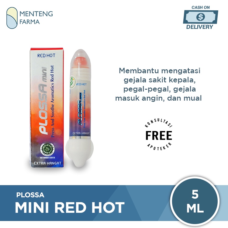 Plossa Mini Minyak Angin Aromatherapy Red Hot