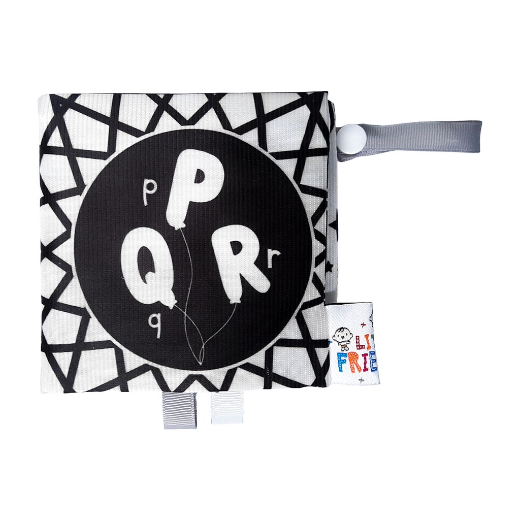 Soft Book Monochrome Alphabet -Little Friends- LFS1051