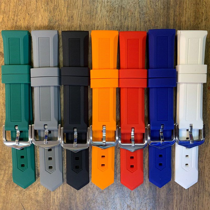Tali jam tangan carrera caliber silicon rubber strap silicone