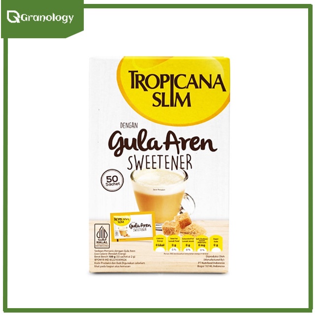 Tropicana Slim Sweetener Gula Aren 50 Sachet