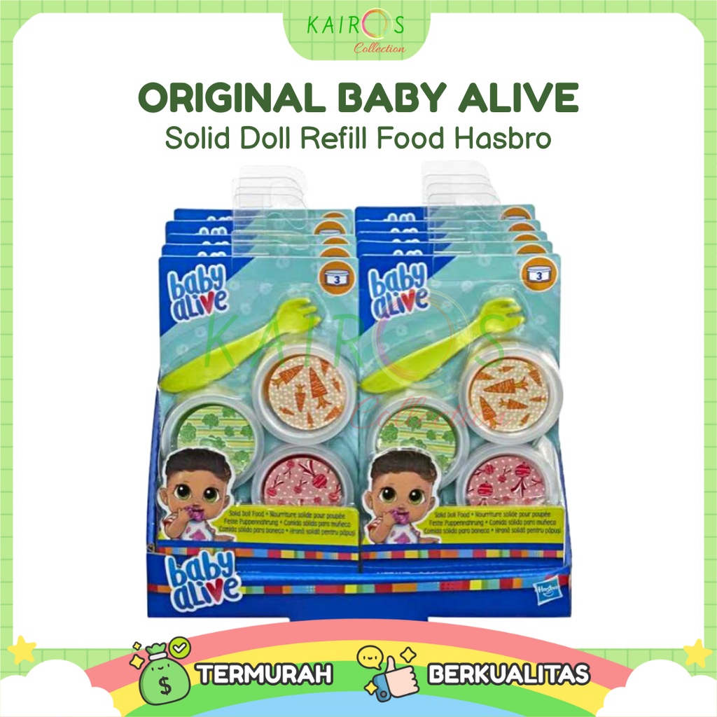 Original Baby Alive Solid Doll Refill Food Hasbro