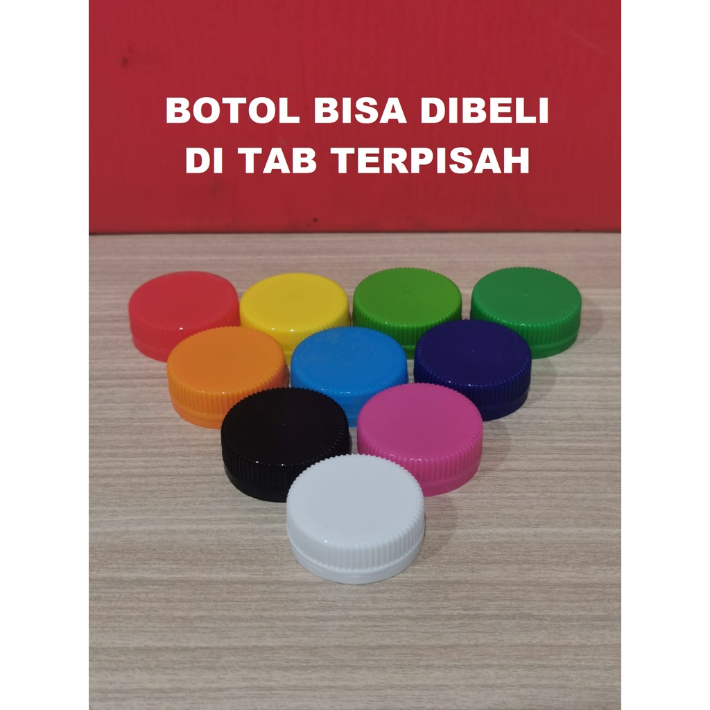 Tutup SN Short Neck Botol Plastik Almond - Pir - Cantik - Cabe - Short Neck