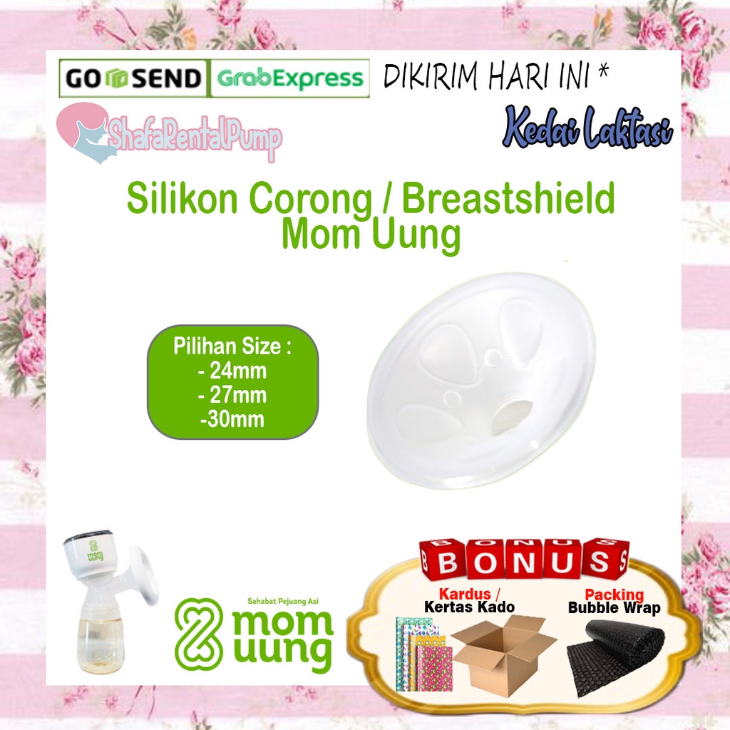 Silikon Corong Mom Uung / Breastshield Mom Uung / Sparepart Mom Uung