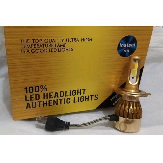 Led H4 mobil/motor 2 warna Lo Yellow / Hi White