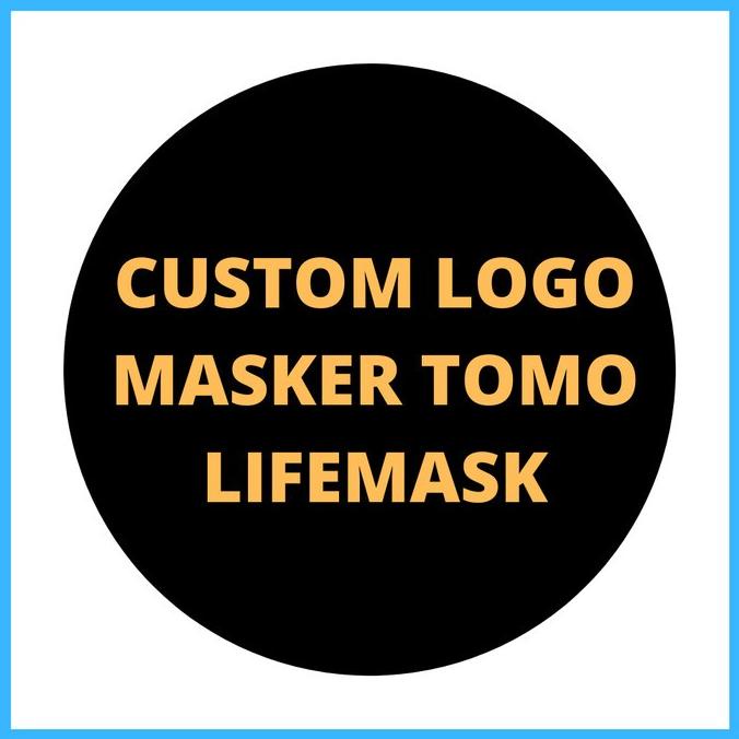 Pesan Logo Tomo Lifemask V3 Original Filter Carbon Masker Tomo Custom 25-bhaskarakomando Kualitas Ba