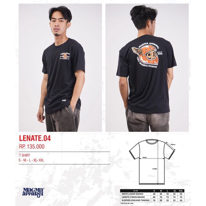 kaos distro original MAGMA APPAREL Bandung ready xxl  Mgm 2