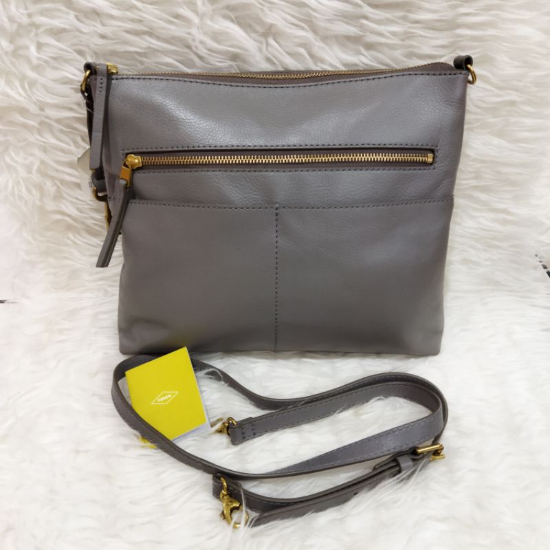 Tas Fossil Fiona Large Crossbody ORI - Tas Selempang Wanita bahan Kulit Asli