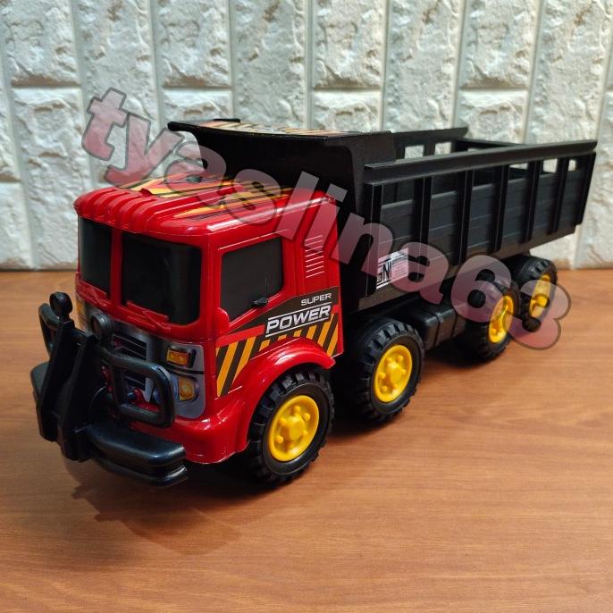 Mainan Truk Pasir - Dump Truck - Truk Tanah Jumbo