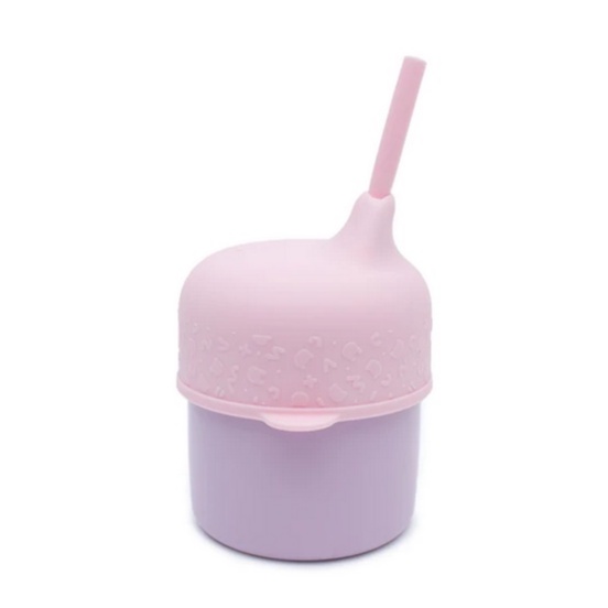 We Might Be Tiny Sippie Cup Set - Botol Minum Sippie Sippy Cup With Lid Silikon Anak Kecil Belajar Bayi Lucu Gelas Silicone