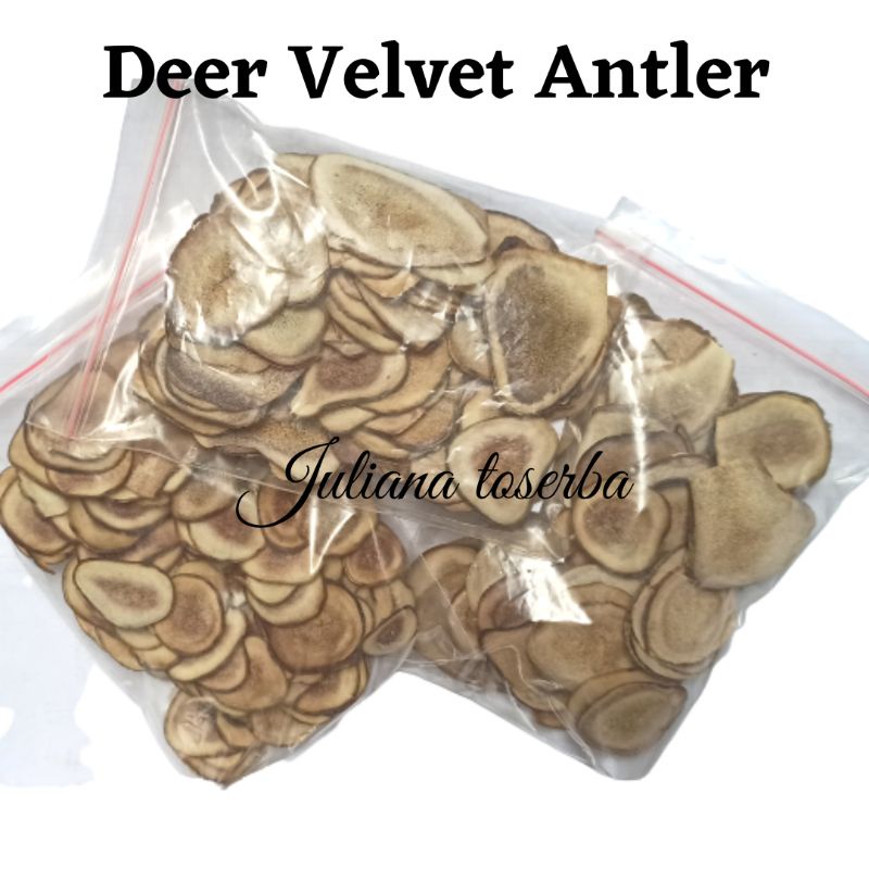 

Deer Velvet Antler Slice Normal Grade Luk Rong Lok Yong Lu Yung 1 gram