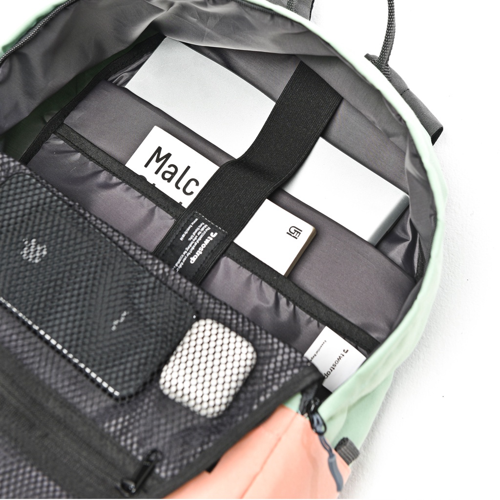 TWOSTRAP Tas Ransel Laptop 15.6 Inch Keperluan Backpack Sekolah Wanita Pria Vecta