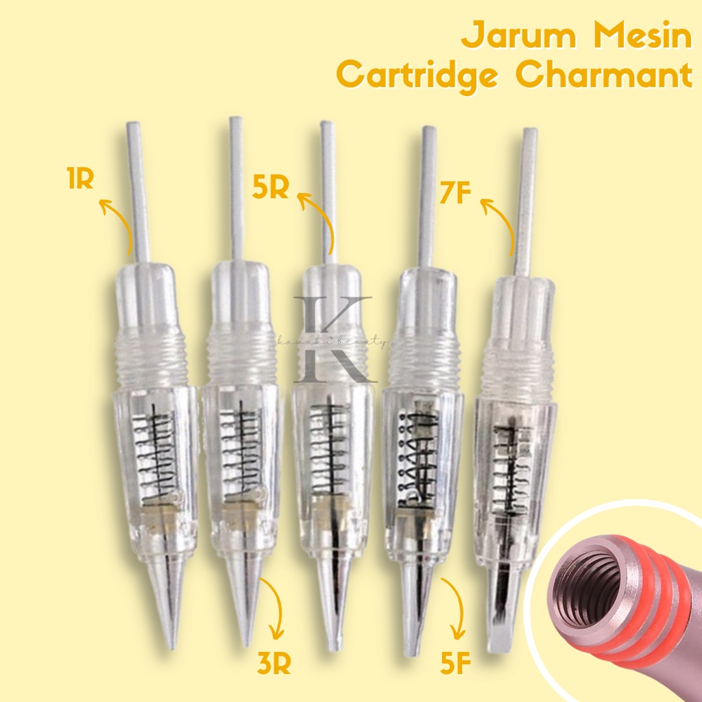 Jarum Mesin Sulam Alis Cartridge Charmant