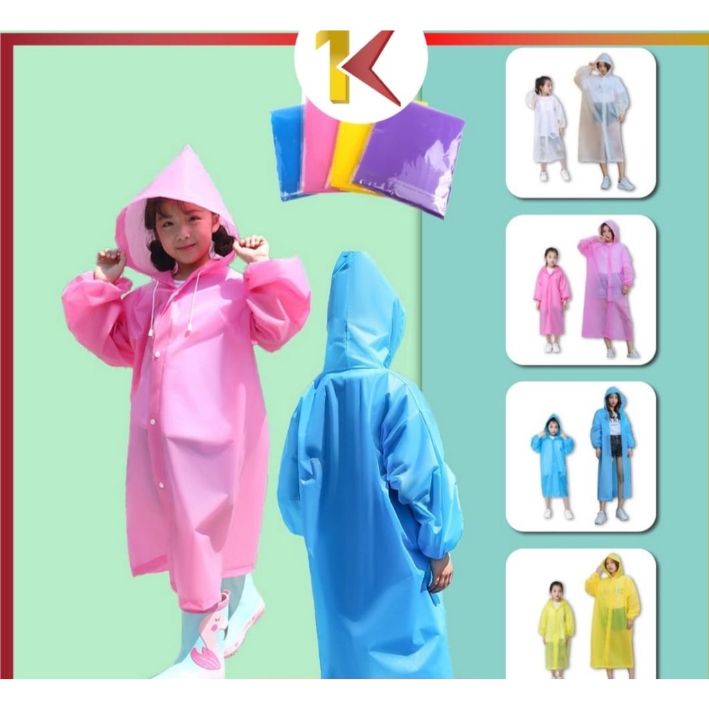 Jas Hujan Anak Eva Raincoat - Jas Hujan Ponco Murah - Eva Raincoat