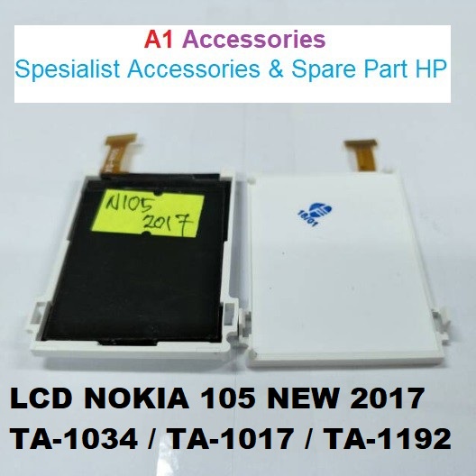 LCD NOKIA 105 NEW 2017 TA-1034 / TA-1017 / TA-1192