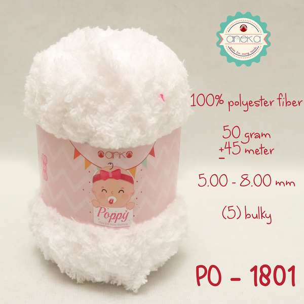 Benang Rajut Handuk Poppy / Towel Yarn - 1801