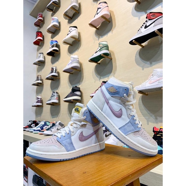 Air Jordan 1 High Zoom CMFT Pink Oxford 100% Authentic