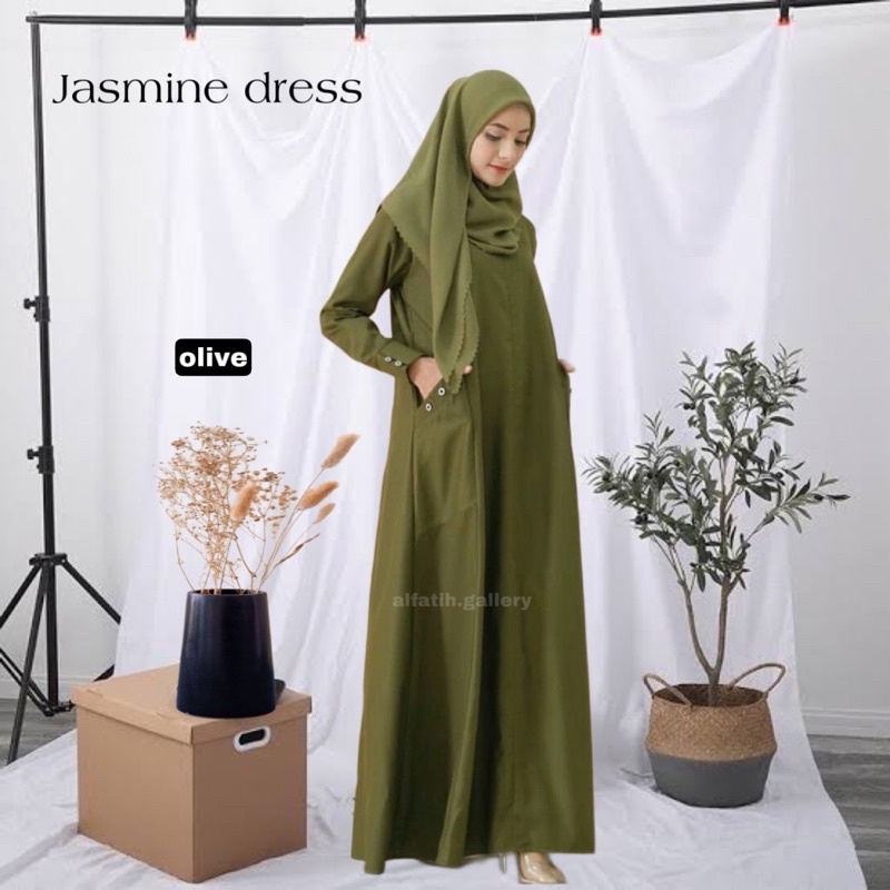 Gamis syar'i terbaru gamis polos bahan katun toyobo fodu