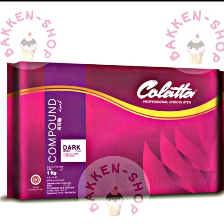 

Colatta Dark Chocolate Compound/Cokelat/Coklat Compound Colatta 1kg