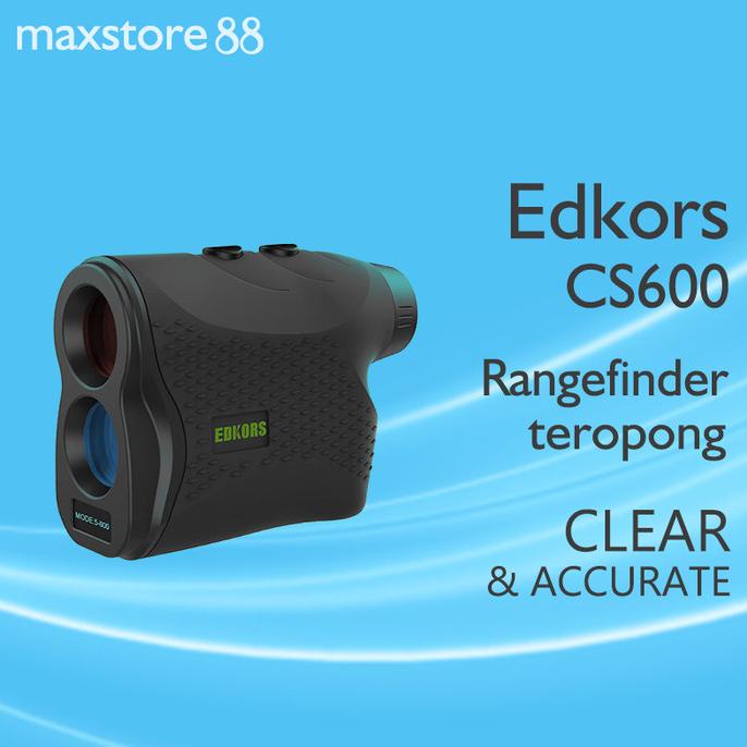 EDKORS Rangefinder alat ukur jarak laser 600m m 600 meter golf berburu