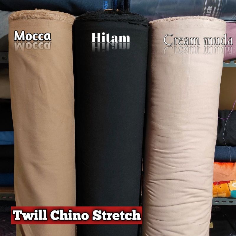 Cotton Twill chino stretch (0,5m)