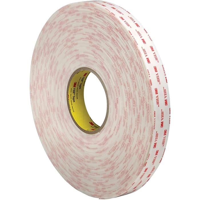 

Double Tape 3M Vhb 4950 Ukuran 12 Mm X 33 M White