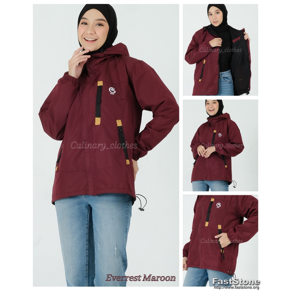 Jaket pria wanita jumbo IKC 002 distro cbr six Bandung keren grosir pakaian pria H0D7 jacket jaket parasut parasit jaket gunung pria wanita WATERPROOF ORIGINAL FCF