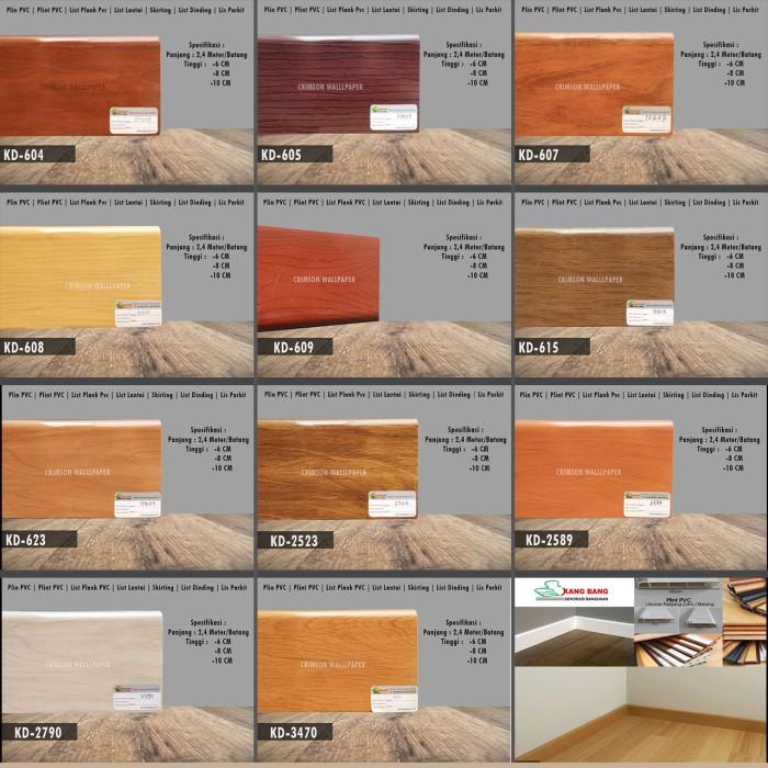 Plin Lantai Pvc, Lis Lantai Pvc, Lis Tembok Pvc / Lis Parket / Vinyl 008